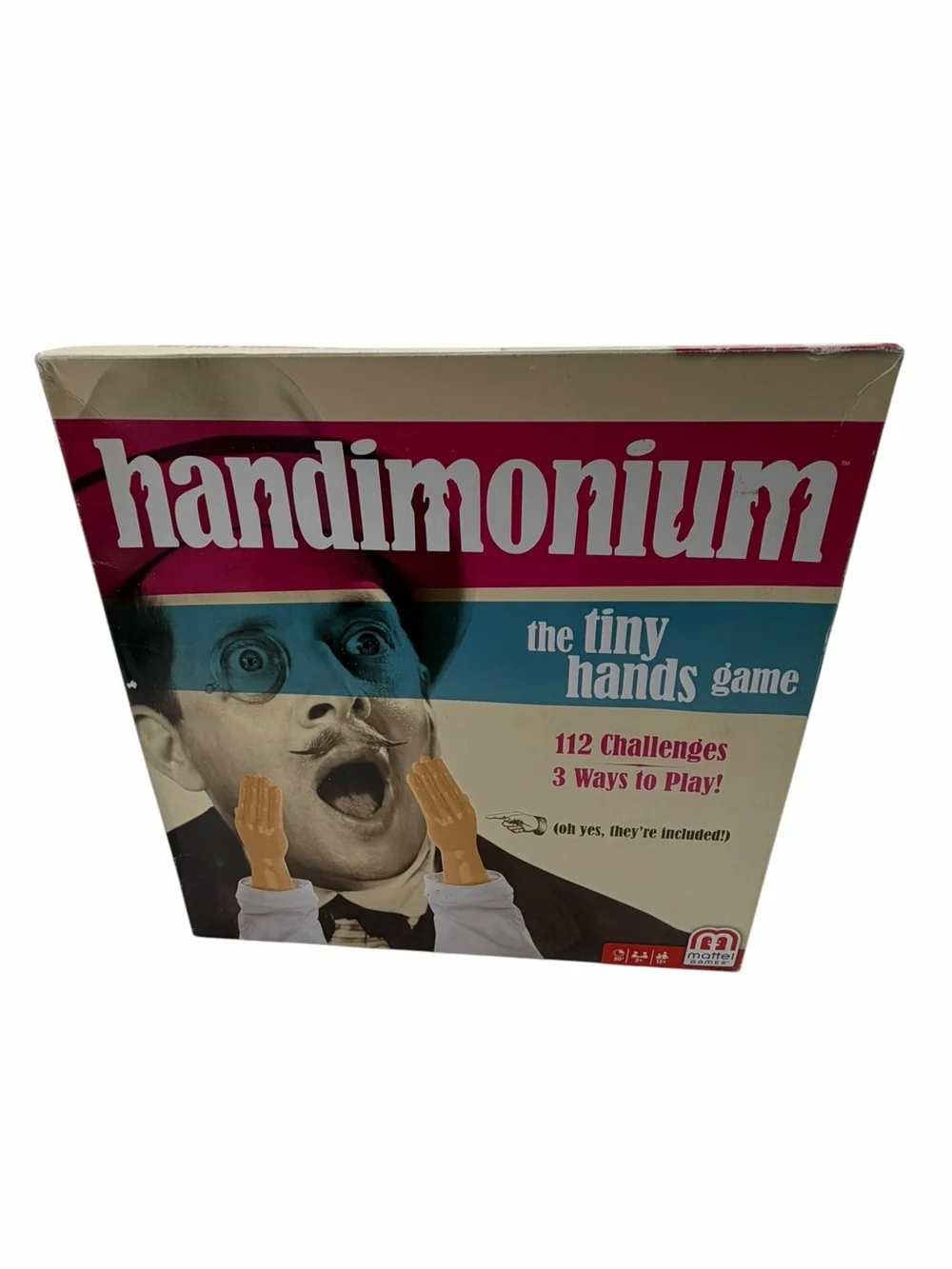 Handimonium COMPLETE Mattel Games 2017 Party Game Cards Tiny Hands,